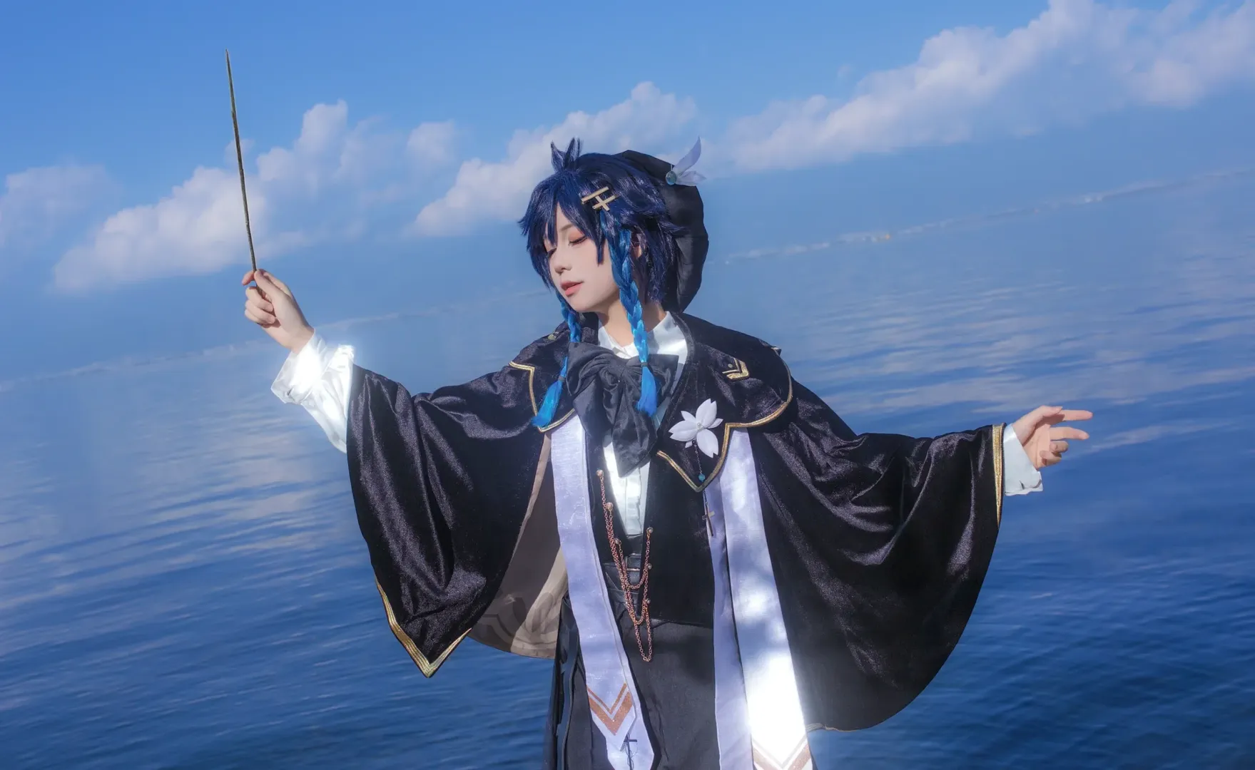 原神, 户外摄影, cosplay正片, 温迪cos, 表情包 - 第2张