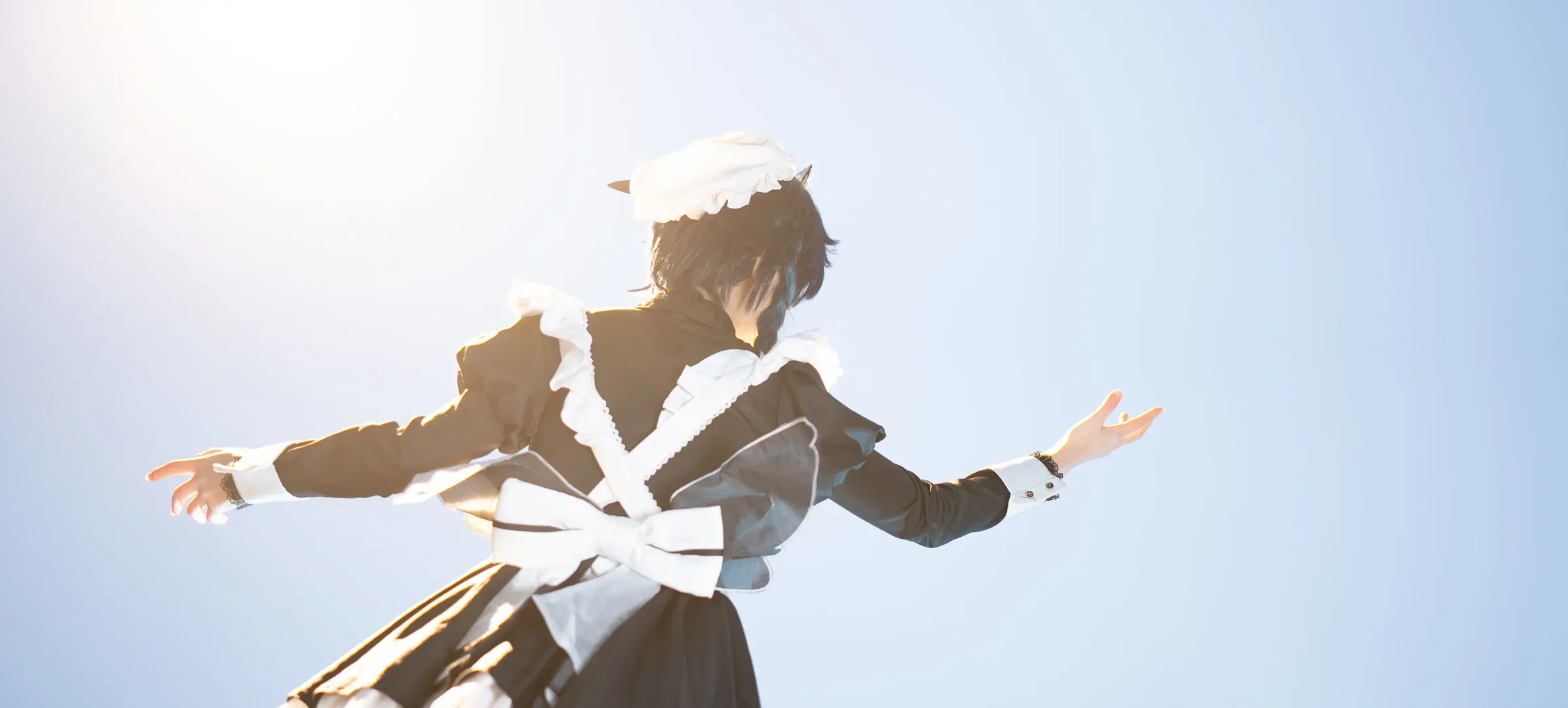 原神, 二次元撮影, イベント写真, 白ストッキングコスプレ, ウェンティ コスプレ - 11枚目