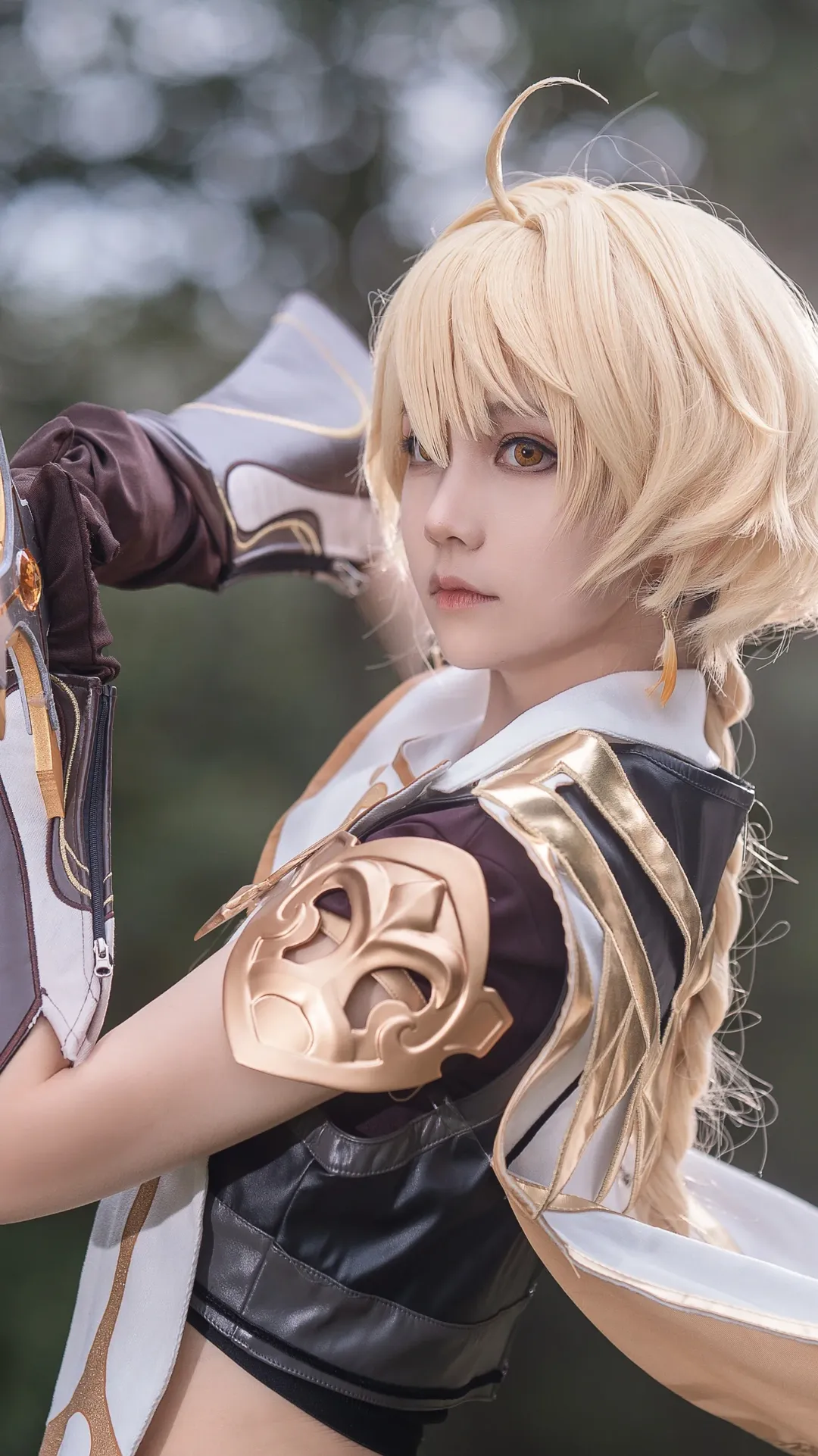 原神, 户外写真, cosplay摄影, 二次元装扮, 空cos