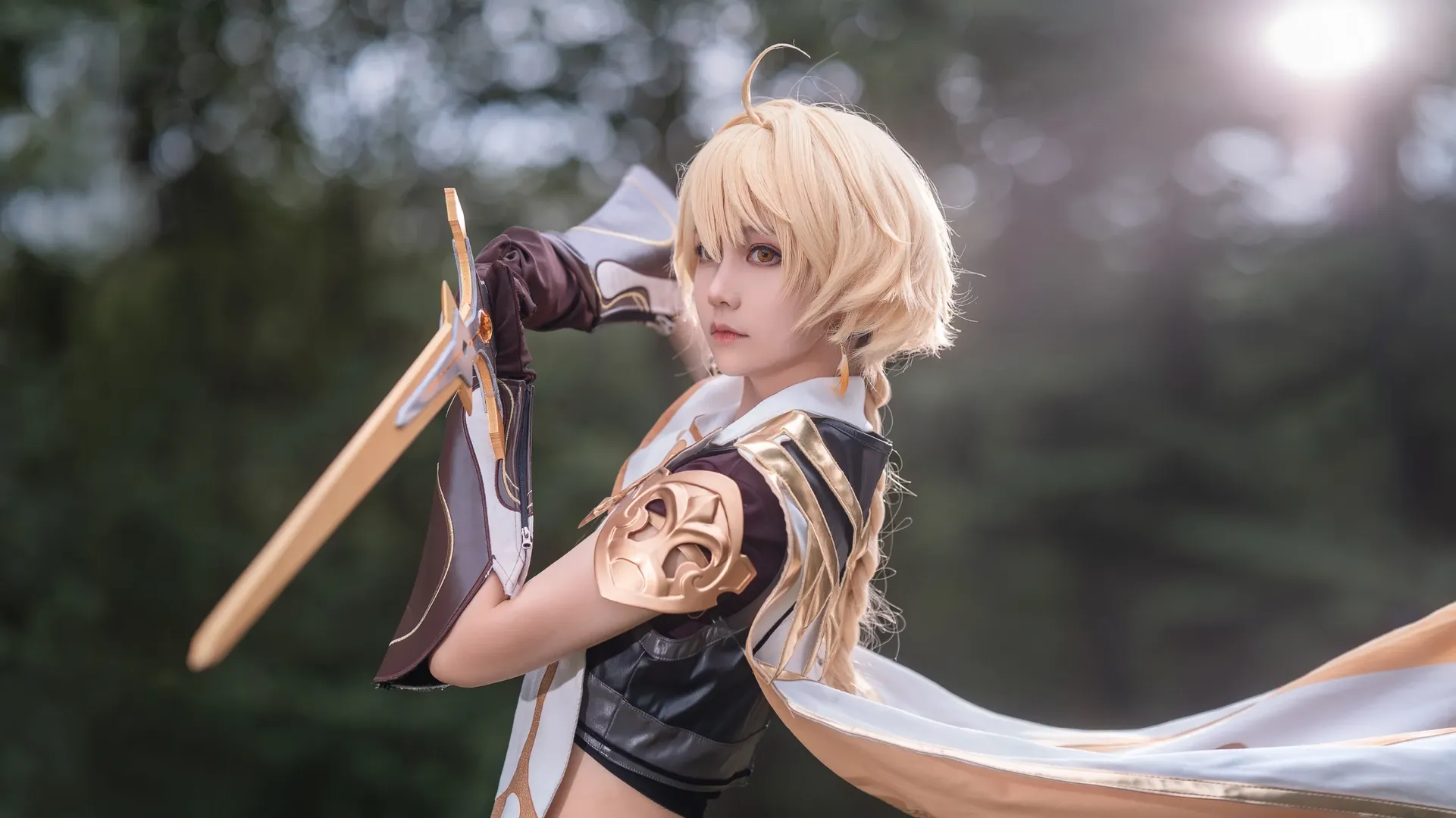 原神, 户外写真, cosplay摄影, 二次元装扮, 空cos - 第4张