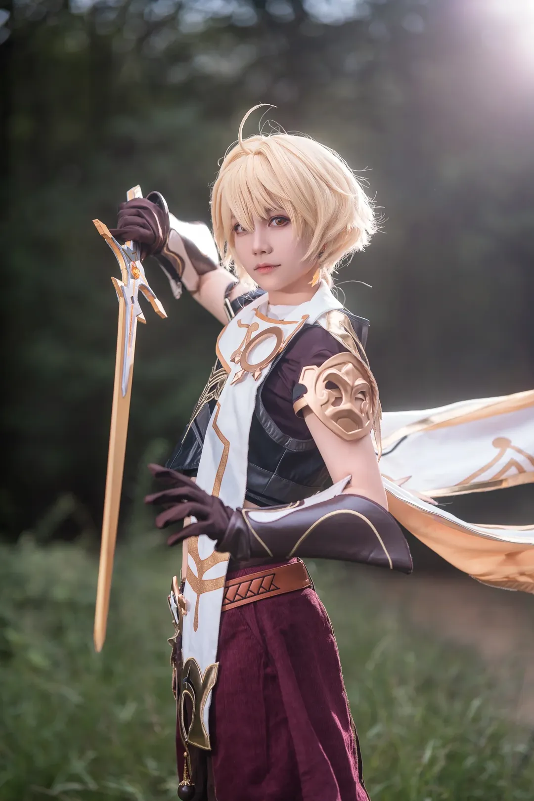 原神, 户外写真, cosplay摄影, 二次元装扮, 空cos - 第5张