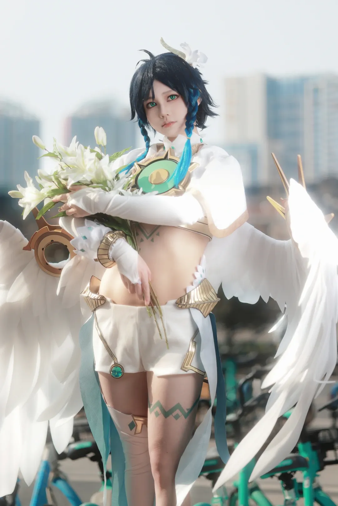原神, 户外摄影, 漫展返图, 女coser, 温迪cos - 第3张