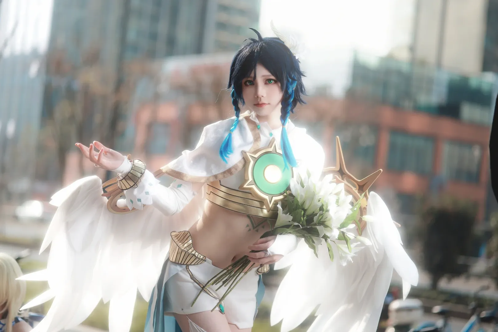 原神, 户外摄影, 漫展返图, 女coser, 温迪cos - 第4张