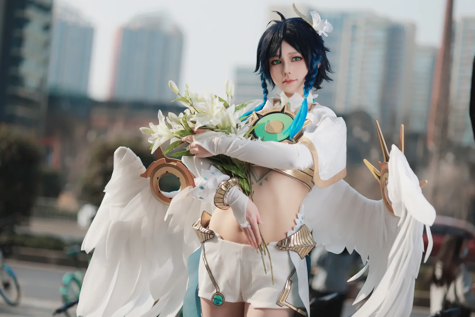 原神, 户外摄影, 漫展返图, 女coser, 温迪cos - 第6张