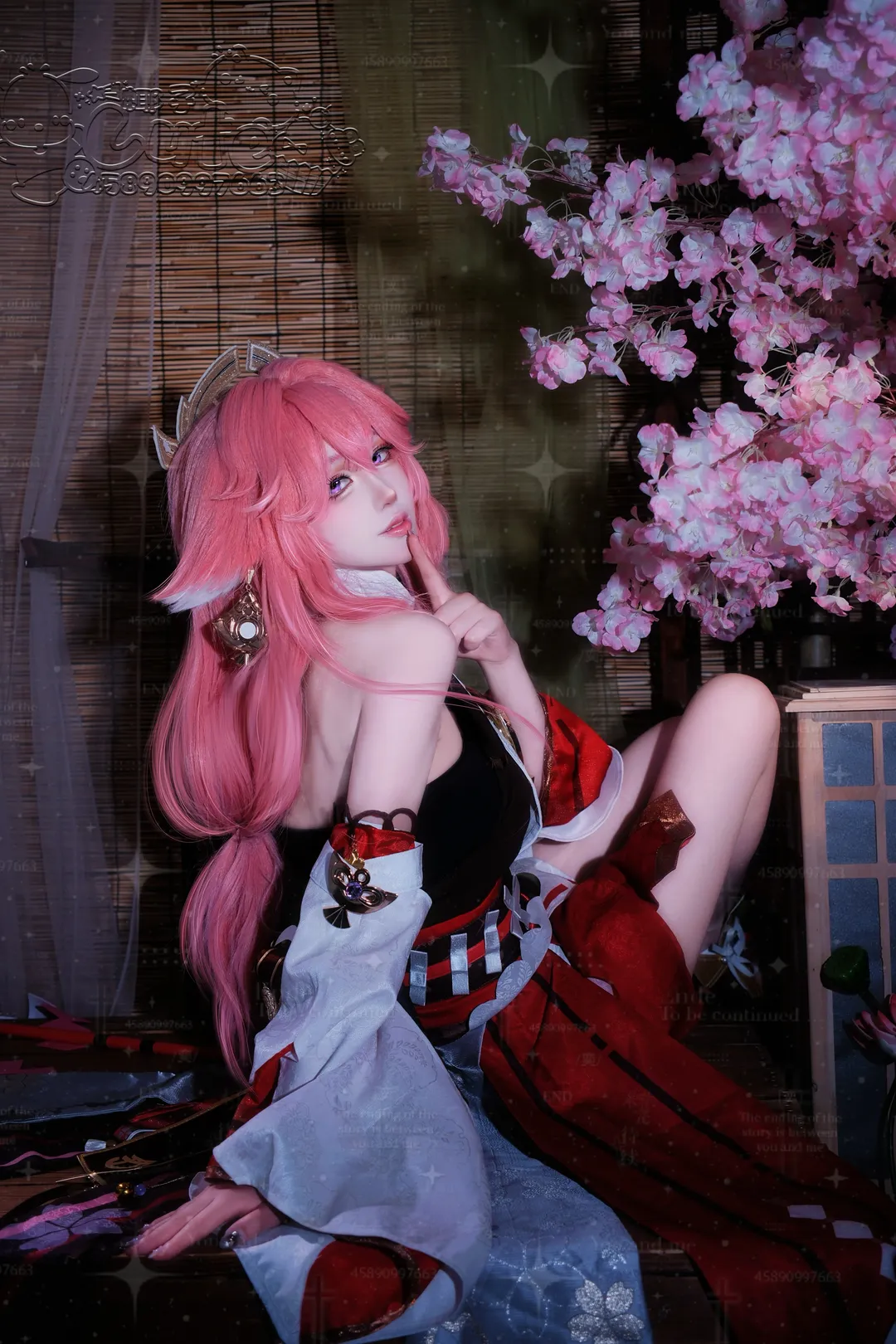 原神, 八重神子 コスプレ, 原神コスプレ, 和風写真, 二次元コスプレイヤー