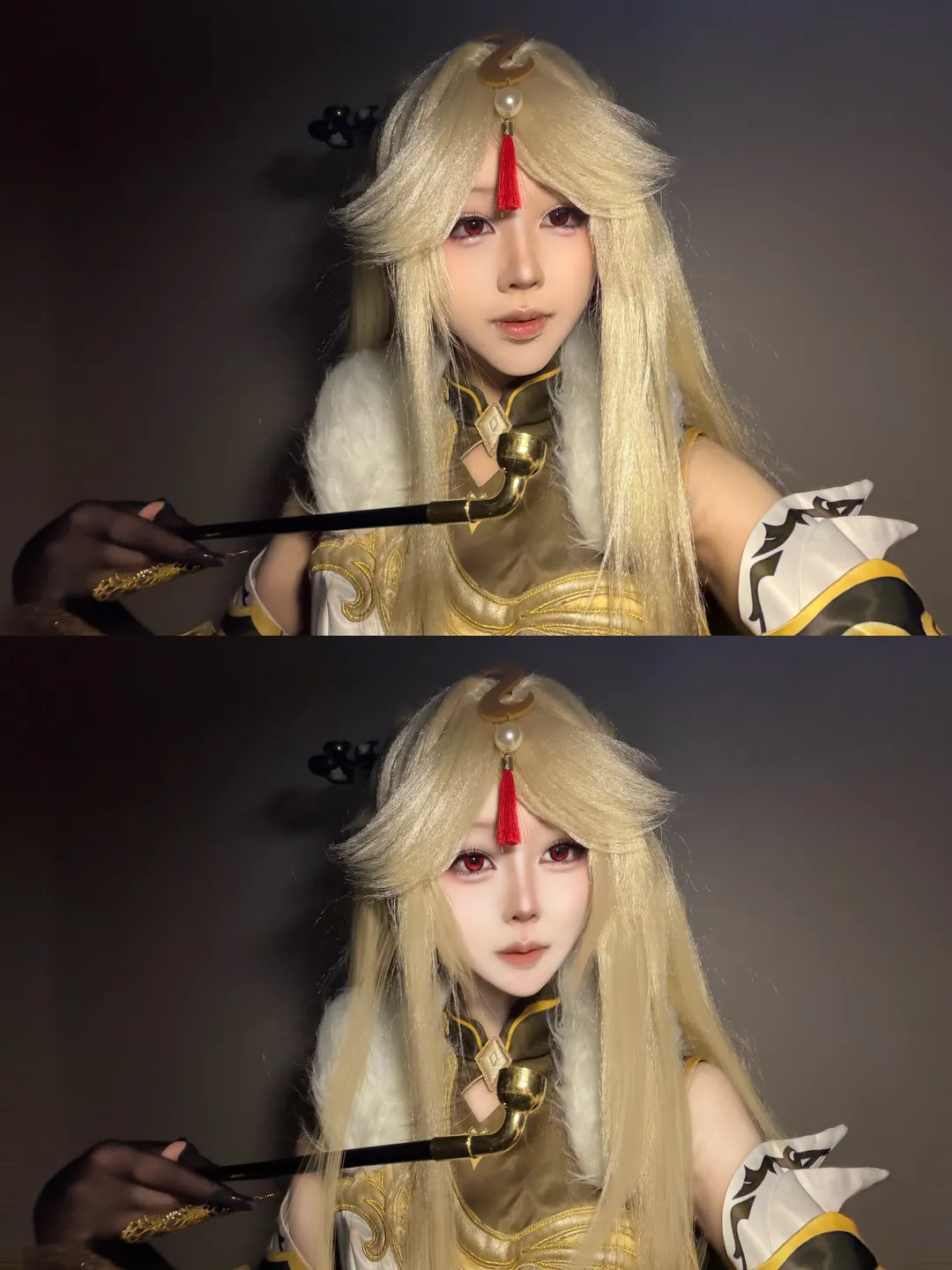 原神cos, Cosplay后期, 手机修图, 美图秀秀修图, 仿厚涂 - 第2张