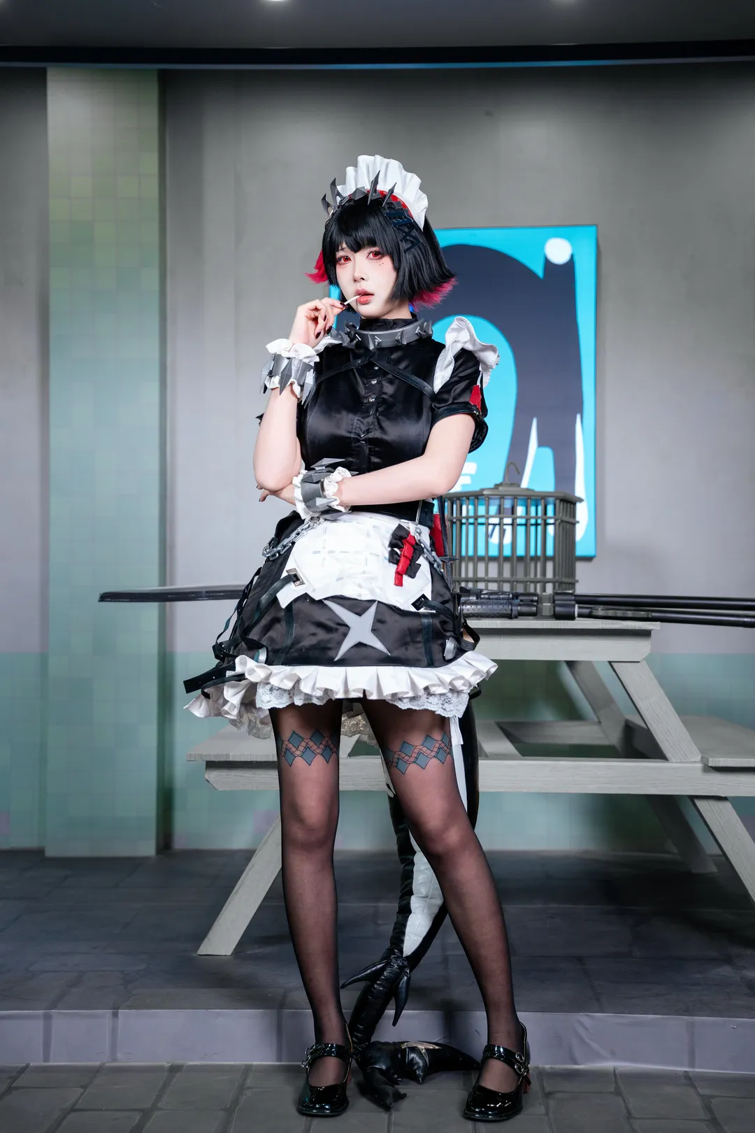 绝区零, 艾莲乔cos, cosplay摄影, 黑丝cos, 绝区零fes - 第2张