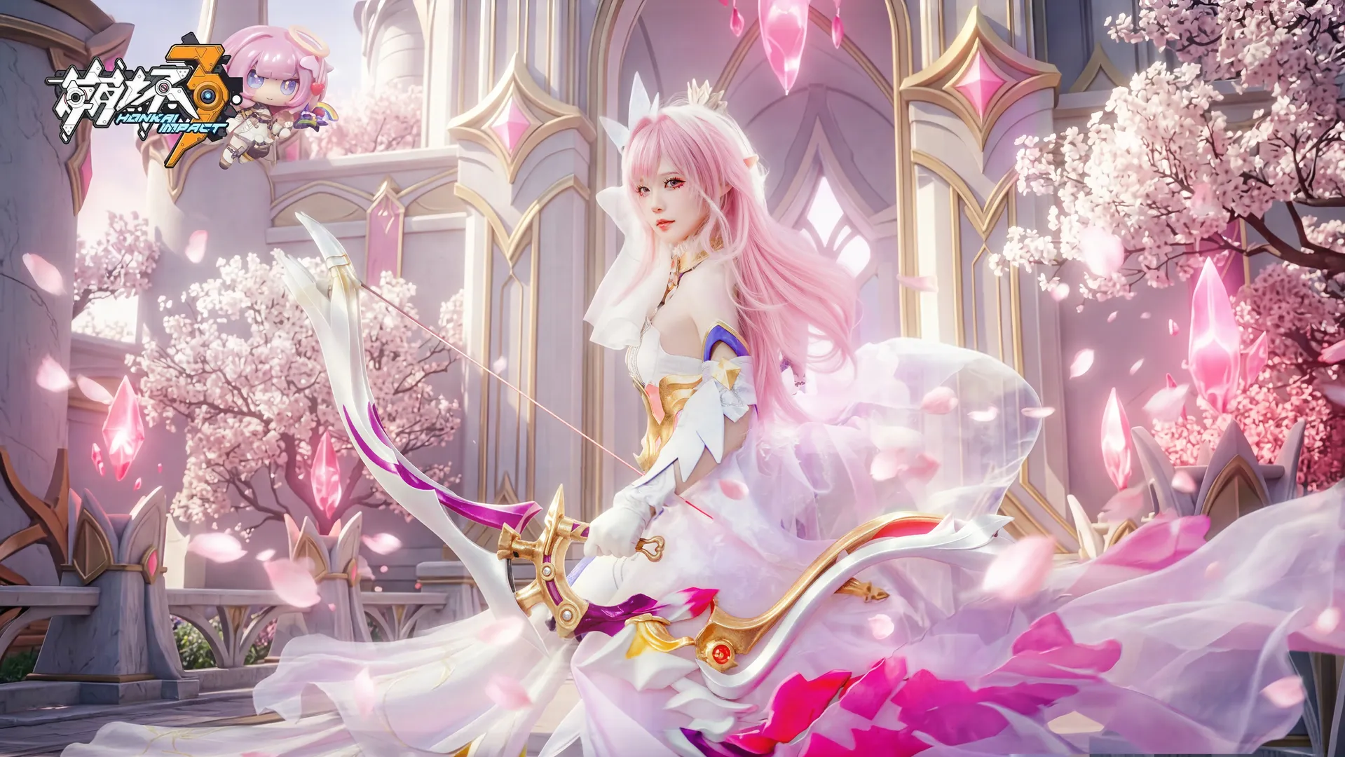 爱莉希雅cos, 崩坏3, Cosplay, 二次元, 后期修图