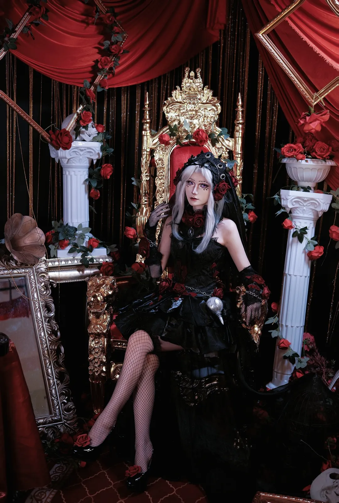 第五人格, Cosplay摄影, 哥特风cosplay, 心理学家cos, 长夜cos - 第1张