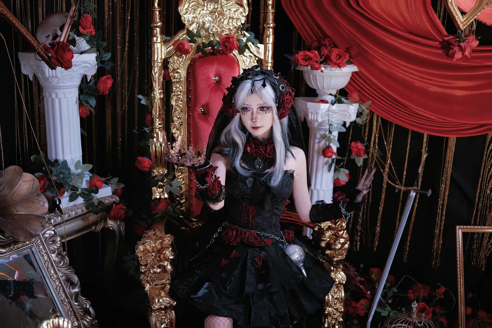 第五人格, Cosplay摄影, 哥特风cosplay, 心理学家cos, 长夜cos - 第9张