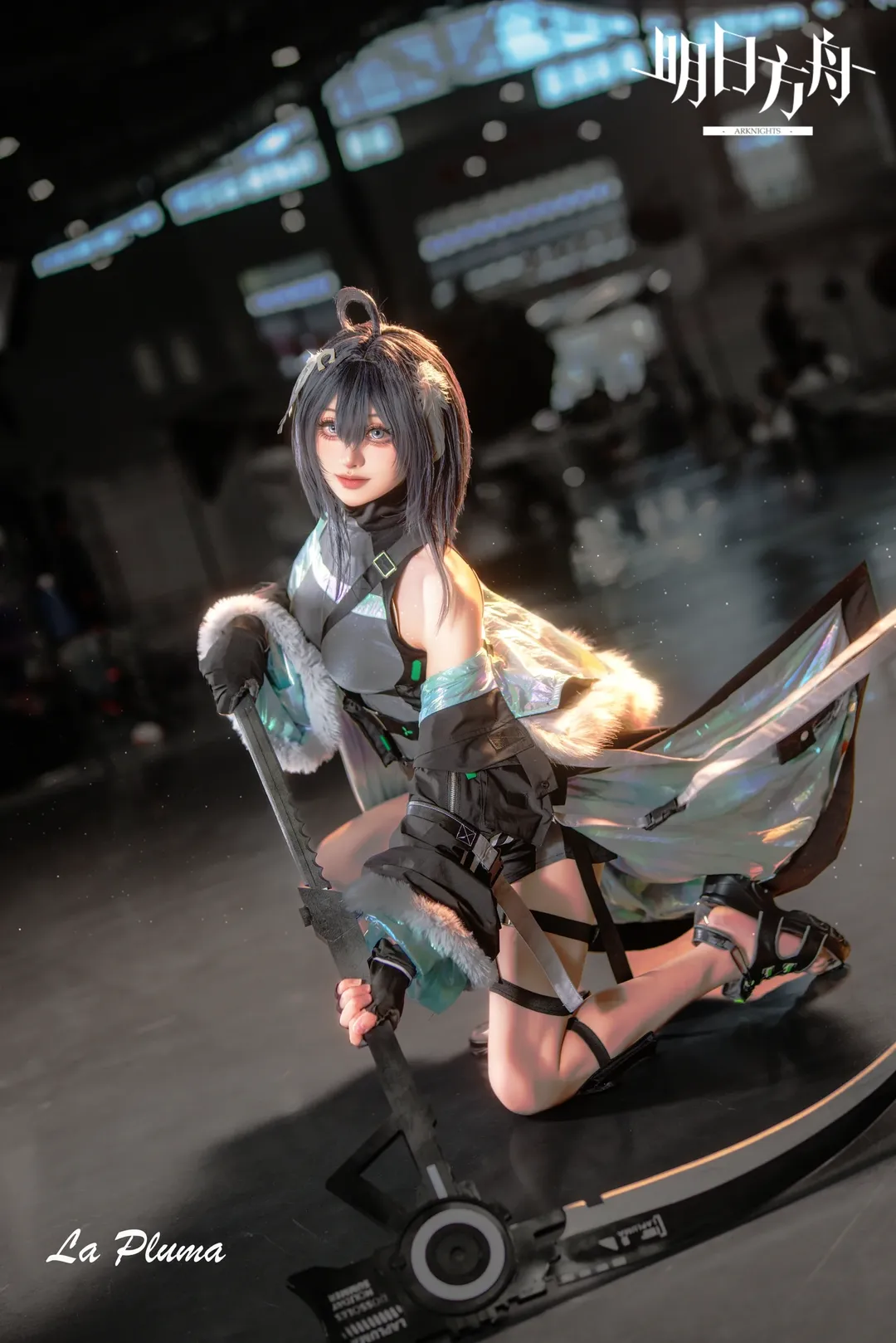 二次元, cosplay, 场照, 明日方舟, 羽毛笔cos - 第1张