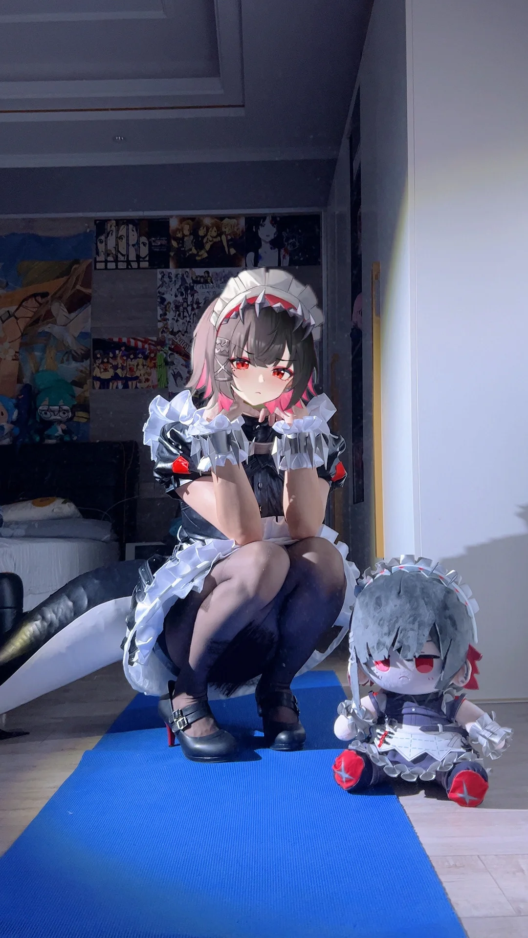 绝区零, 女仆装, 艾莲乔cos, cosplay日常, 丝袜穿搭 - 第1张