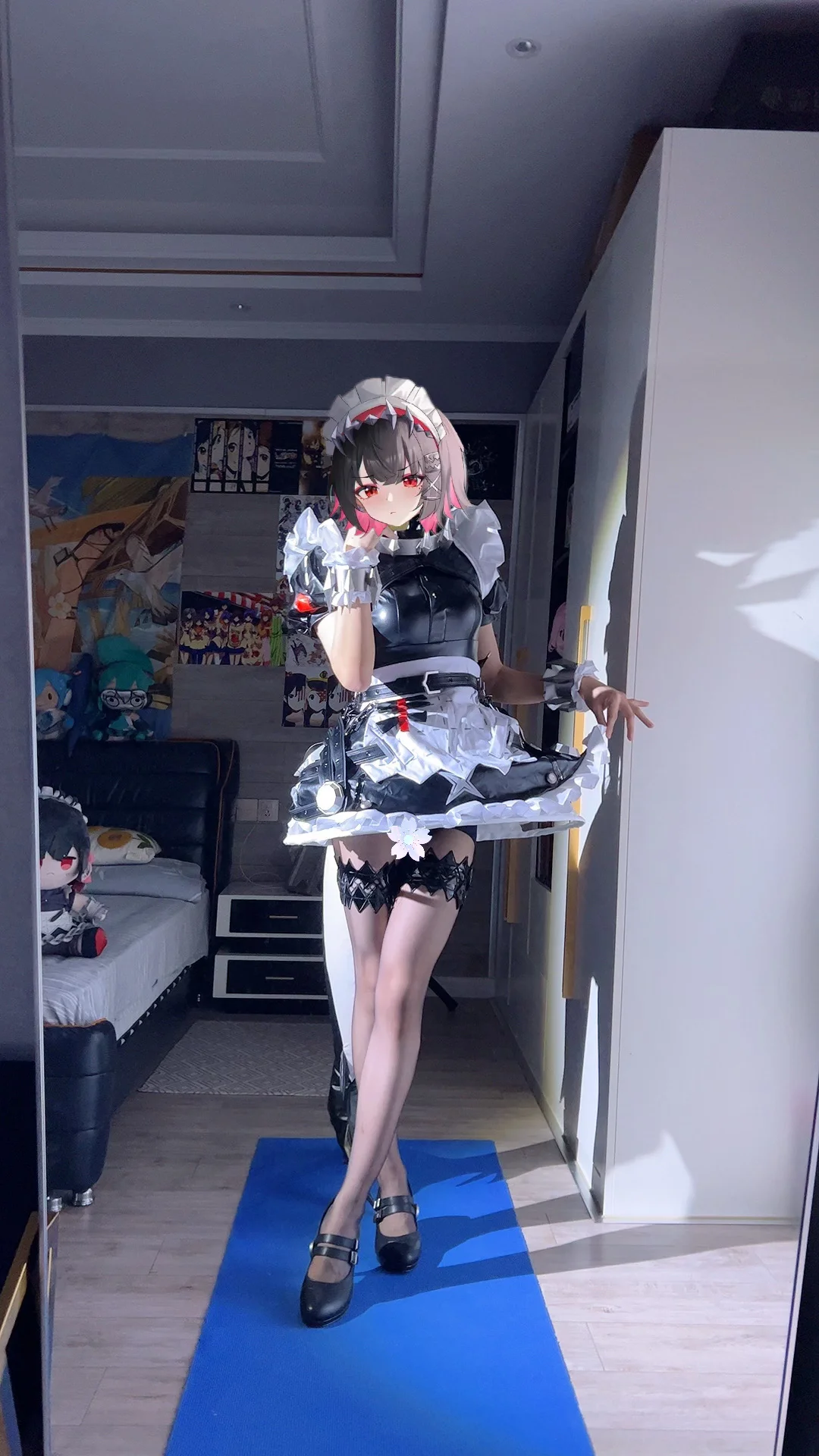 绝区零, 女仆装, 艾莲乔cos, cosplay日常, 丝袜穿搭