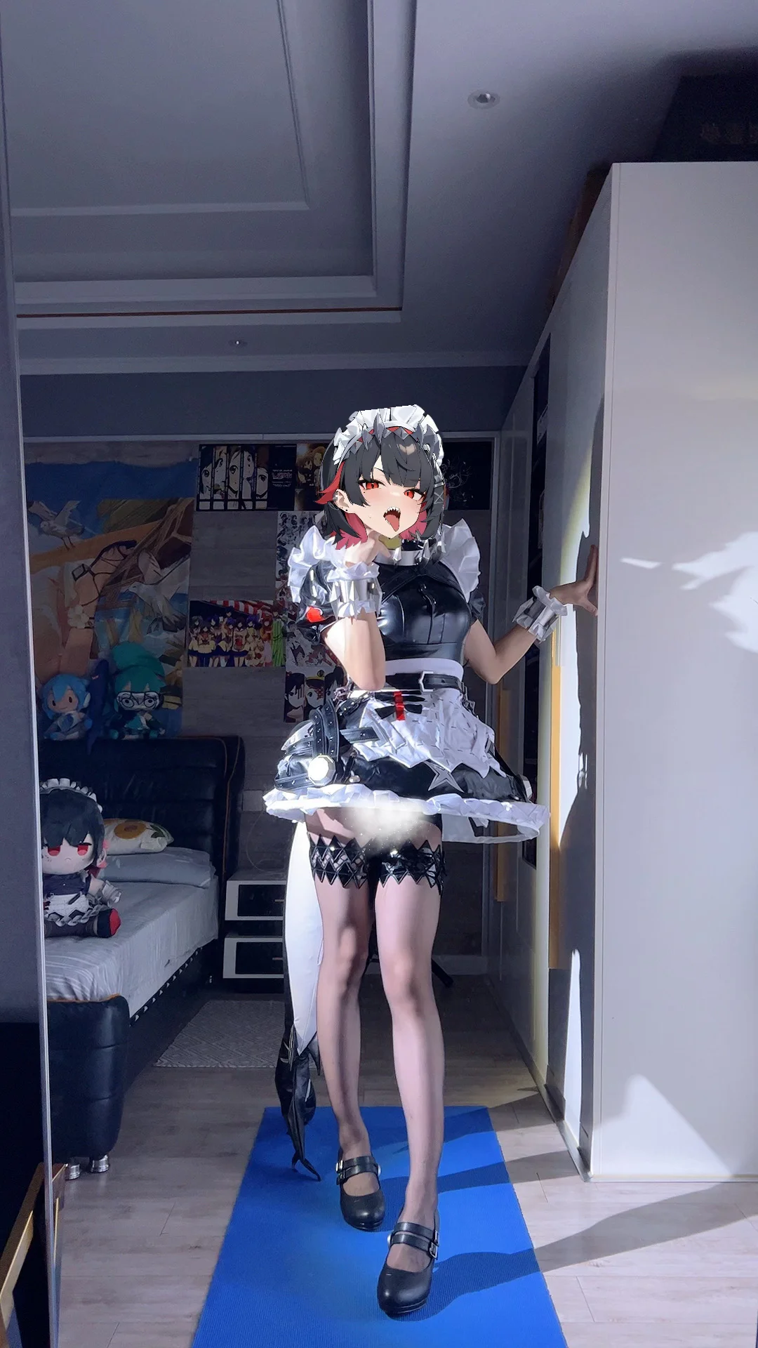绝区零, 女仆装, 艾莲乔cos, cosplay日常, 丝袜穿搭 - 第4张