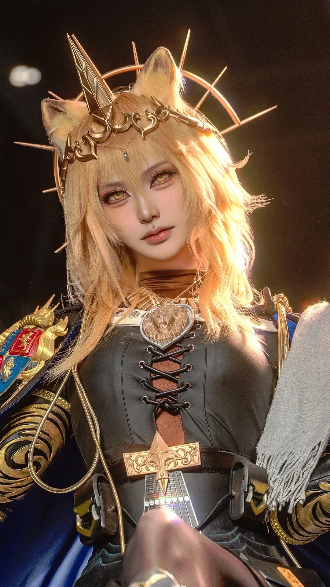 明日方舟, cosplay场照, 黑丝网袜, 维娜维多利亚cos, 剑与王权 - 第4张