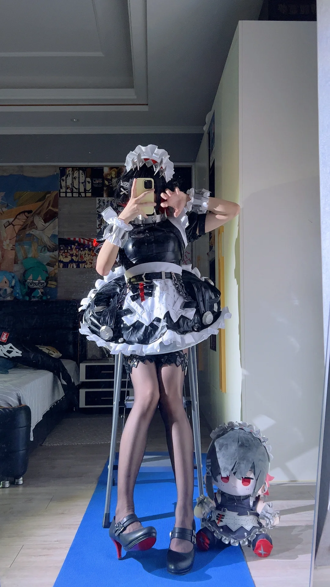 绝区零, 女仆装, 艾莲乔cos, 黑丝穿搭, 机械风cosplay - 第2张