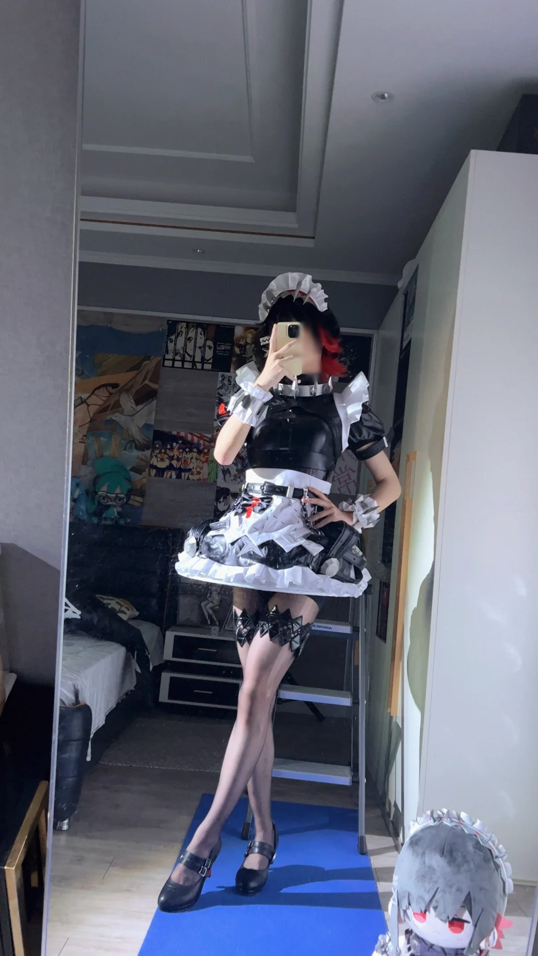 绝区零, 女仆装, 艾莲乔cos, 黑丝穿搭, 机械风cosplay