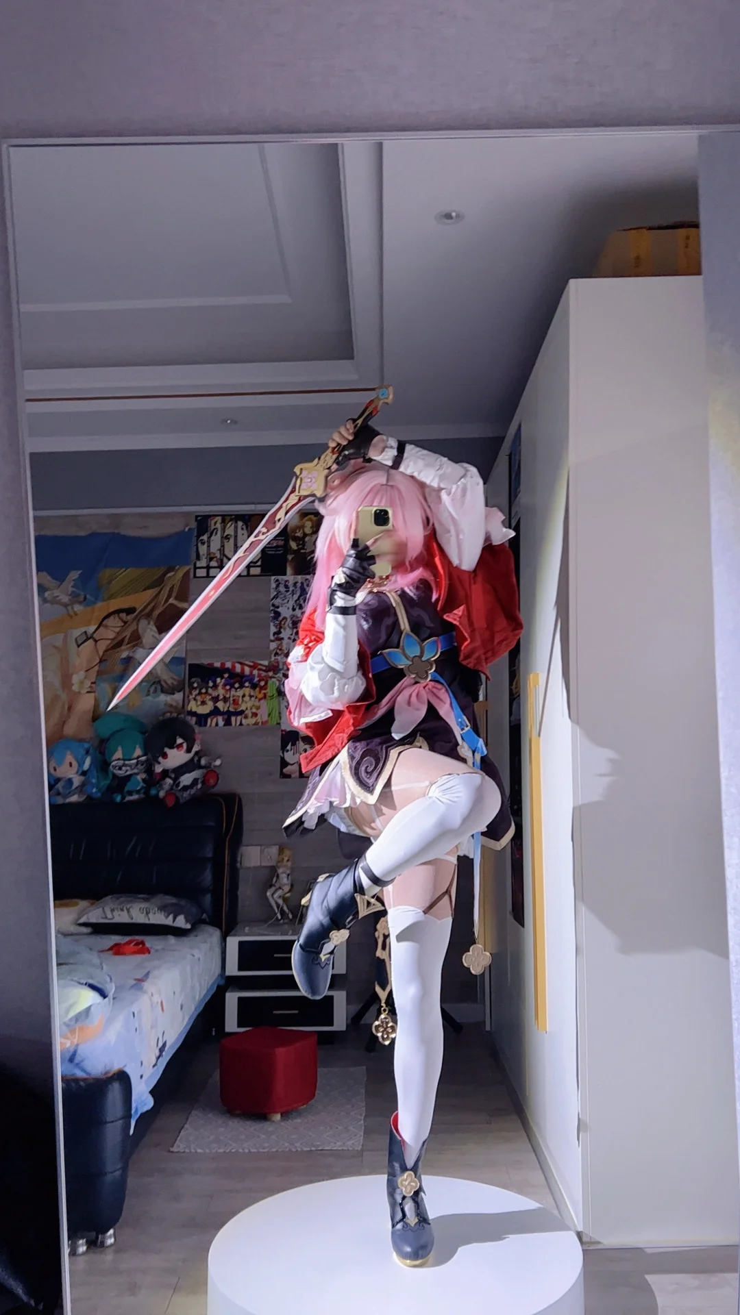 崩坏星穹铁道, 三月七cos, 少女cos, cosplay试衣, 仙舟