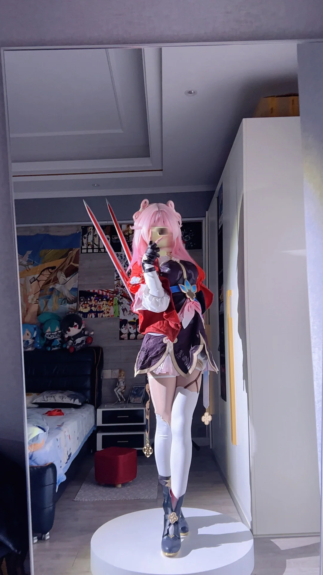 Honkai: Star Rail, March 7th cosplay, Damselette cosplay, Cosplay fitting, Xianzhou - Image 2