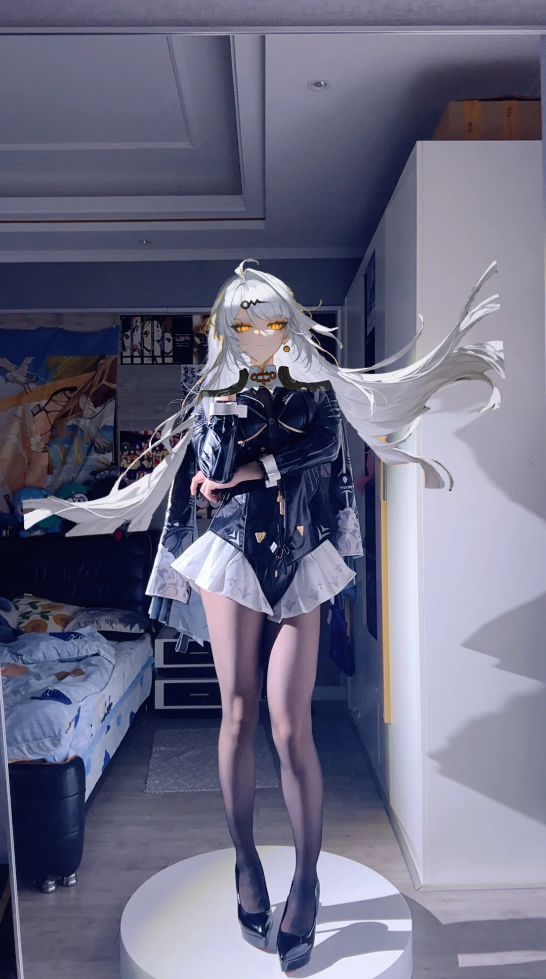 ゼンレスゾーンゼロ, 儀玄 コスプレ, コスプレ日常, 二次元ファッション, 黒ストッキングとハイヒール - 1枚目