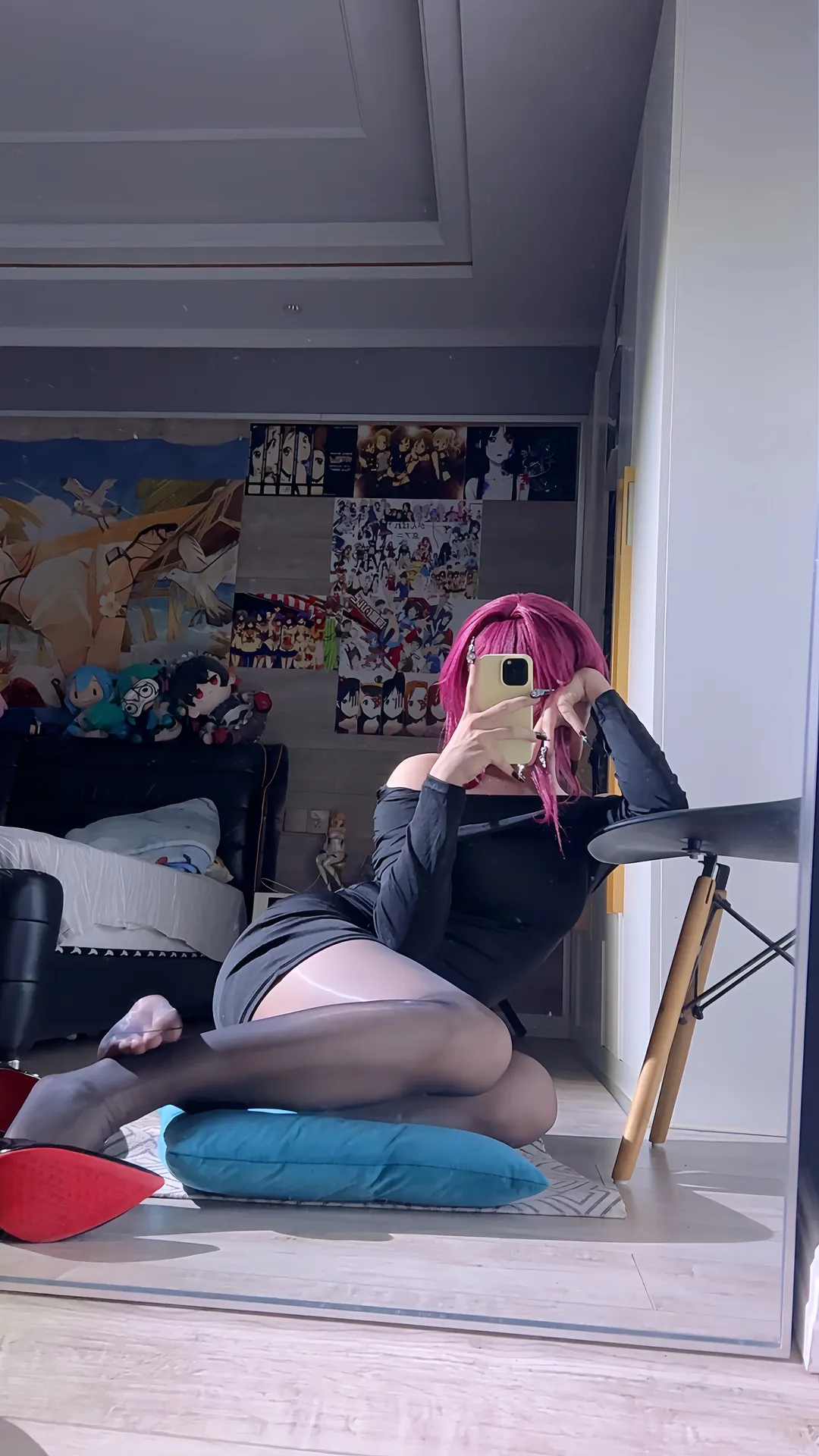 cosplay, Headcanon / Original setting, Kafka cosplay, Black stockings, Daily outfit - Image 2