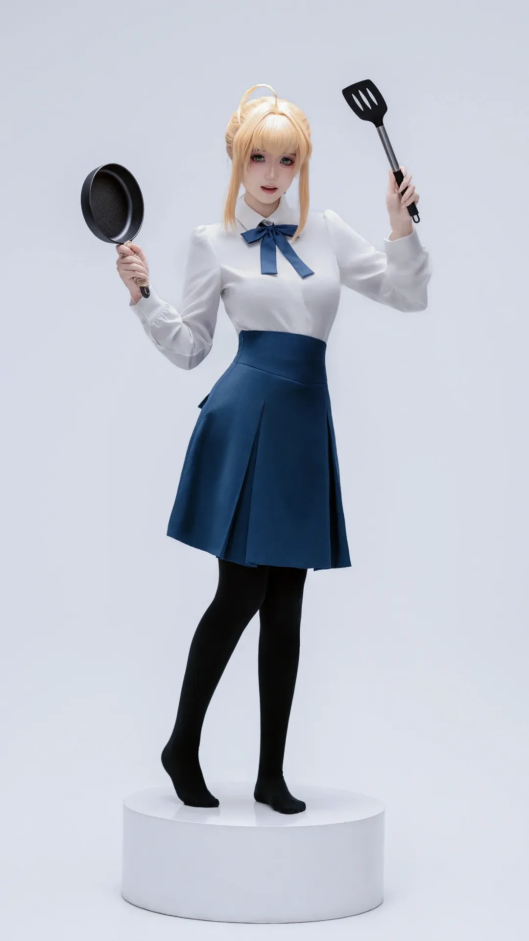 Sabercos, 摄影棚写真, 黑丝cosplay, 卫宫家今天的饭, 干饭王 - 第2张
