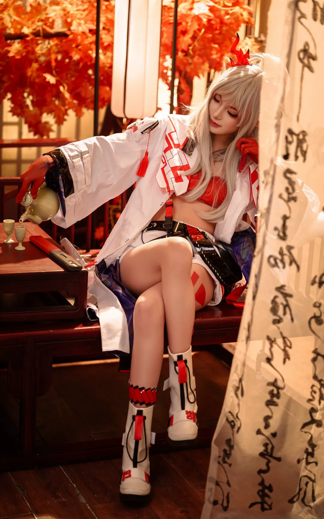 氛围感摄影, 明日方舟, 国风cos, 精灵耳cos, 年cos - 第2张