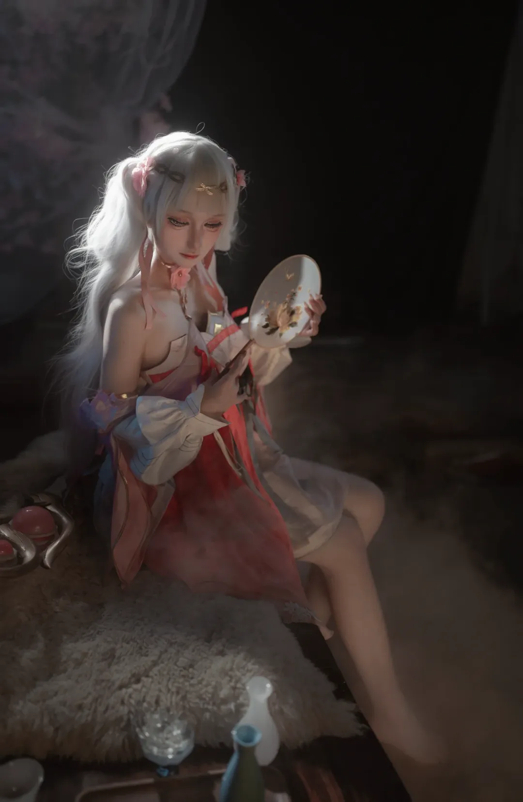 鳴潮, コスプレ, 今汐コスプレ, 桃の夭夭たる, 古風スタジオ撮影 - 2枚目