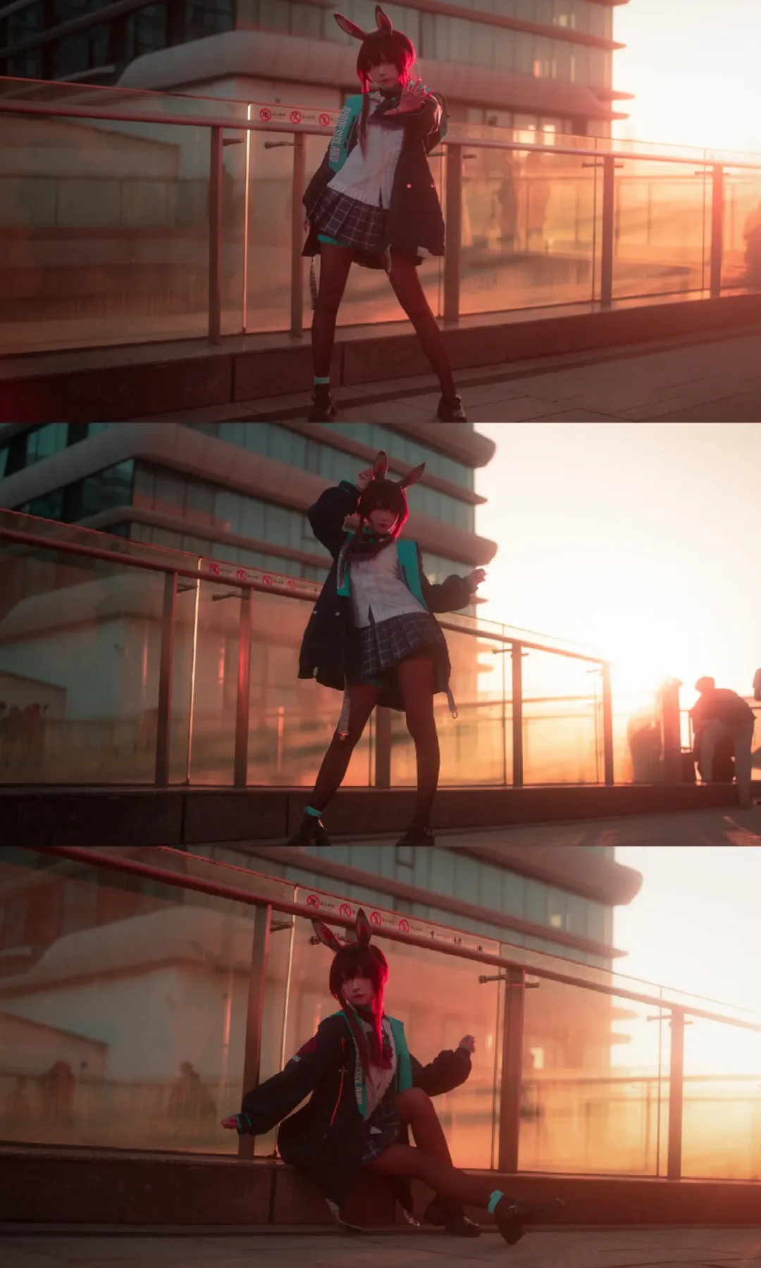cosplay, 场照, 明日方舟, 阿米娅cos, 丝袜 - 第1张