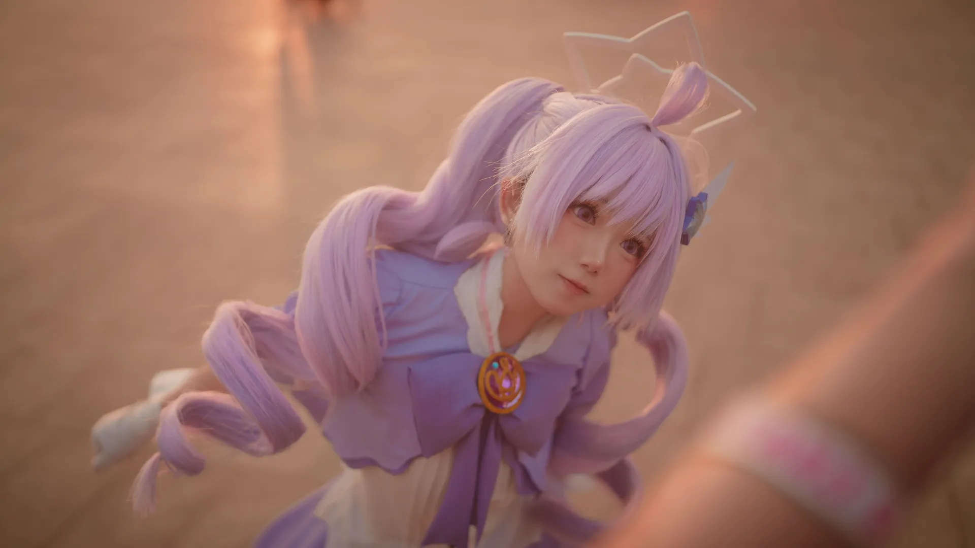 cosplay, 碧蓝档案, 漫展场照, 宇泽玲纱cos, 条纹丝袜 - 第1张
