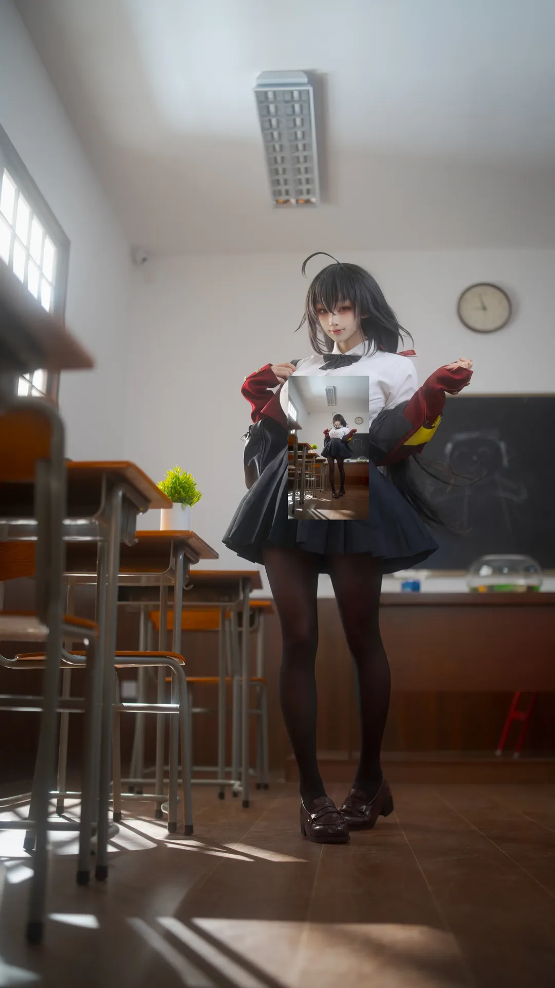 二次元摄影, 碧蓝航线, JK制服, 校园风, 大凤cos