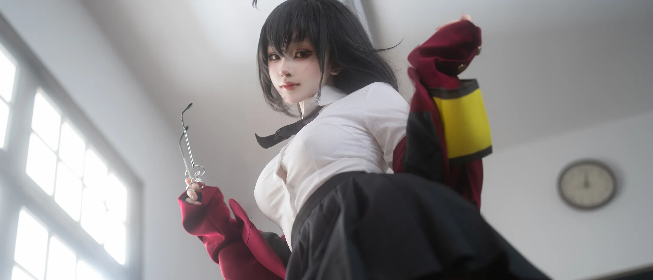 碧蓝航线, cosplay摄影, 大凤cos, 教室写真, 大凤jk - 第1张