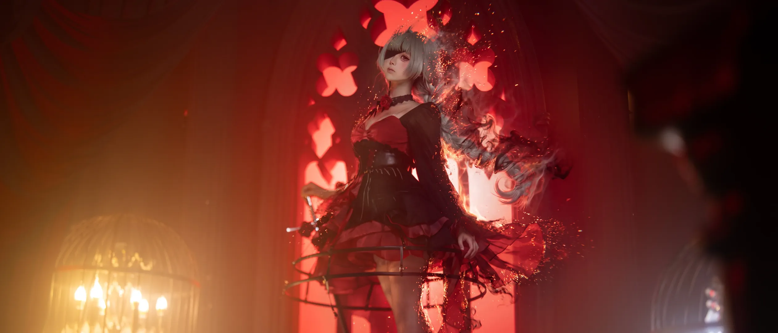 鸣潮, cosplay, 二次元摄影, 哥特风, 弗洛洛cos - 第2张