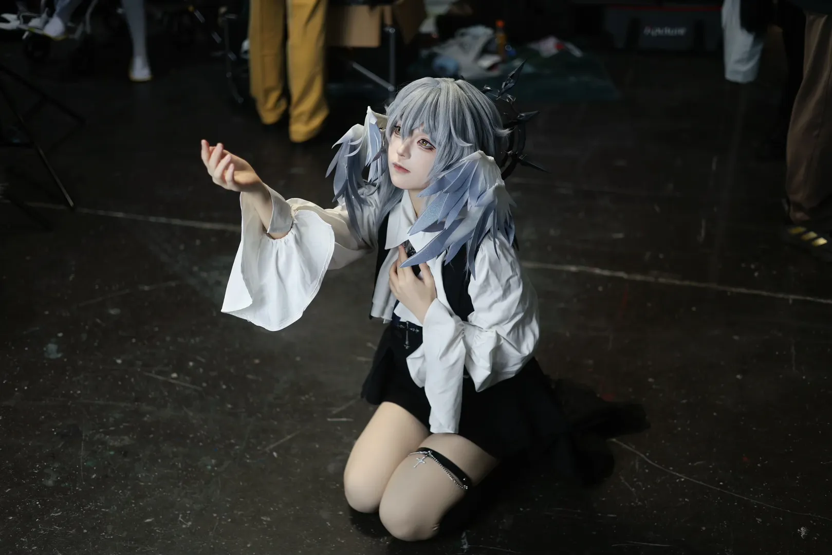 崩坏星穹铁道, 漫展场照, 星期日cos, 丝袜穿搭, 幼年星期日