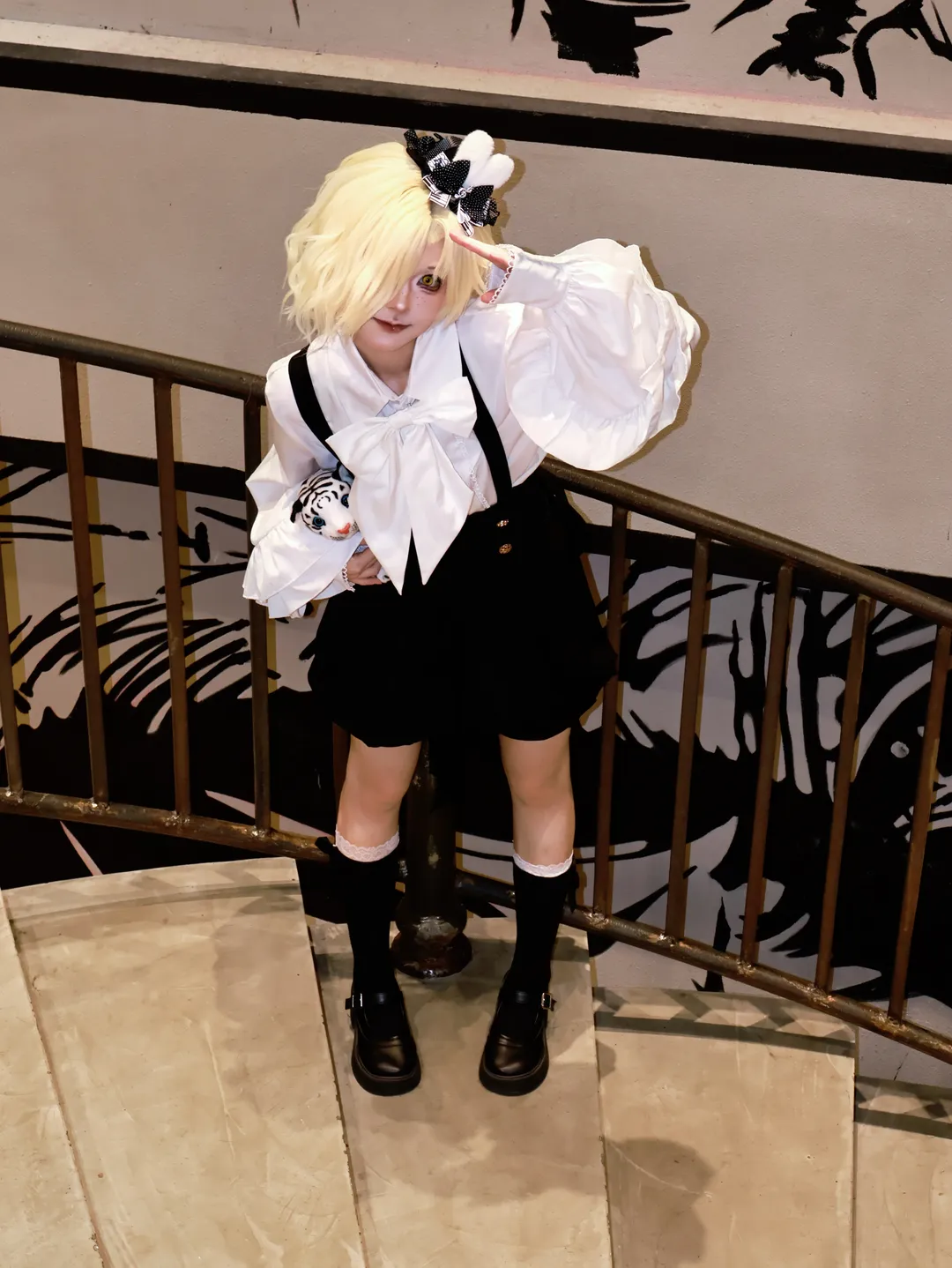 cosplay, 私设, 刀剑乱舞, 过膝袜, 五虎退cos - 第4张