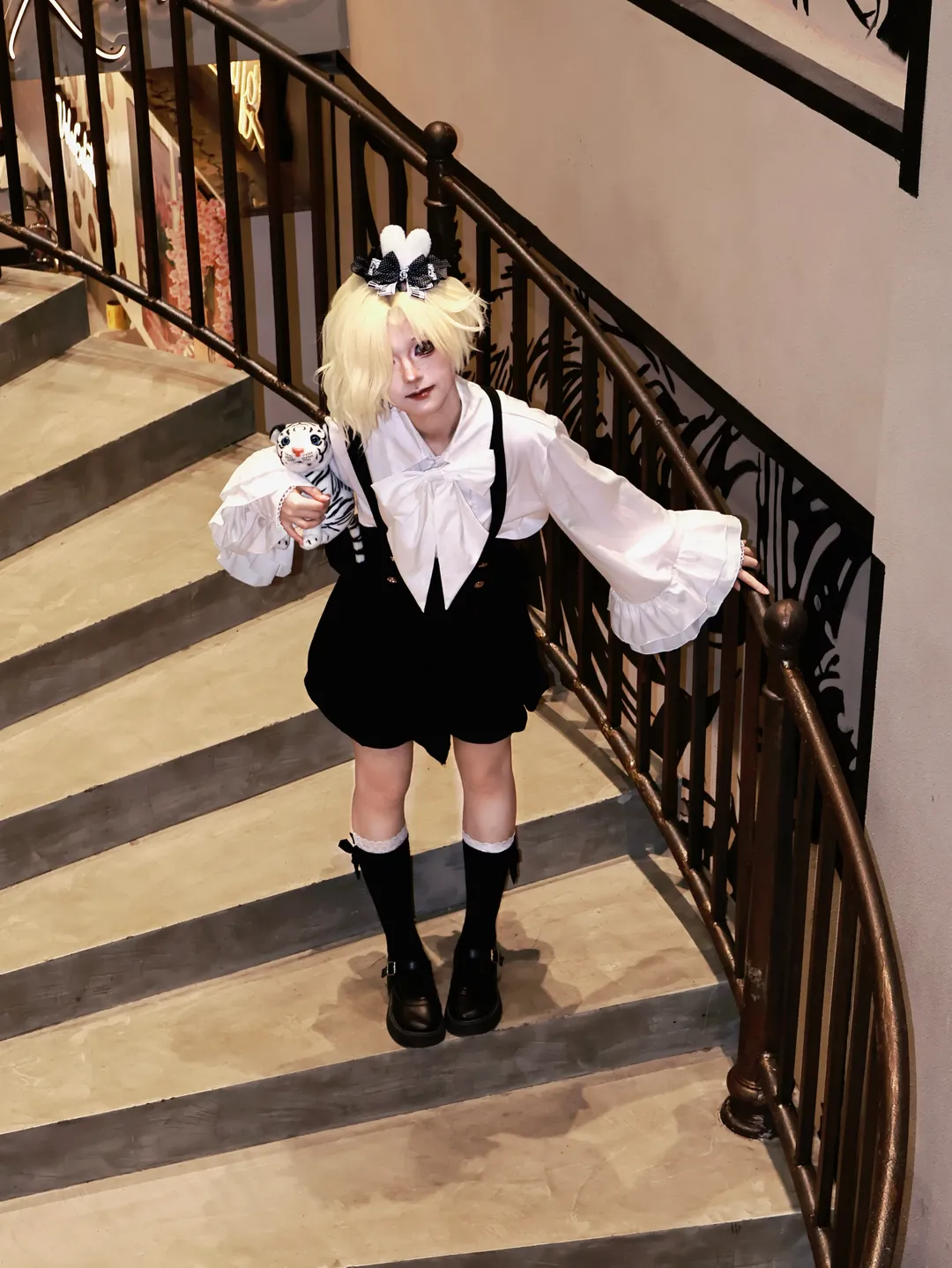 cosplay, 私设, 刀剑乱舞, 过膝袜, 五虎退cos - 第5张