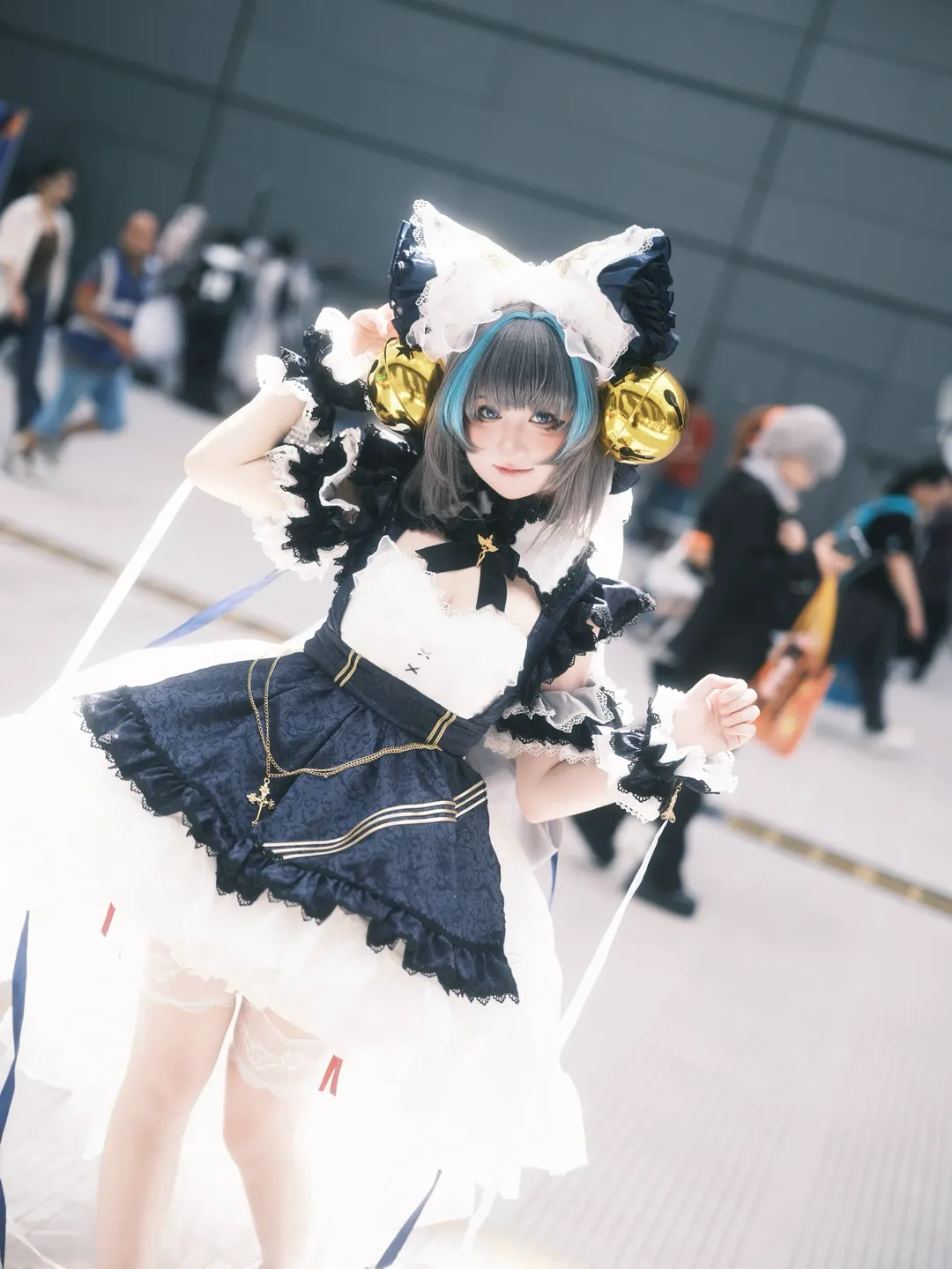 碧蓝航线, 二次元cosplay, 漫展摄影, 白丝穿搭, 柴郡猫cos - 第1张