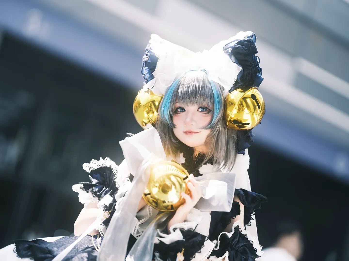 碧蓝航线, 二次元cosplay, 漫展摄影, 白丝穿搭, 柴郡猫cos - 第2张