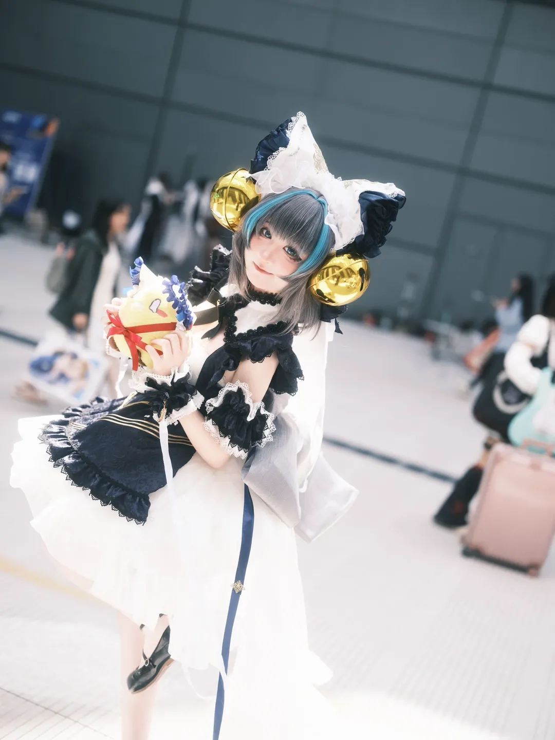 碧蓝航线, 二次元cosplay, 漫展摄影, 白丝穿搭, 柴郡猫cos - 第5张