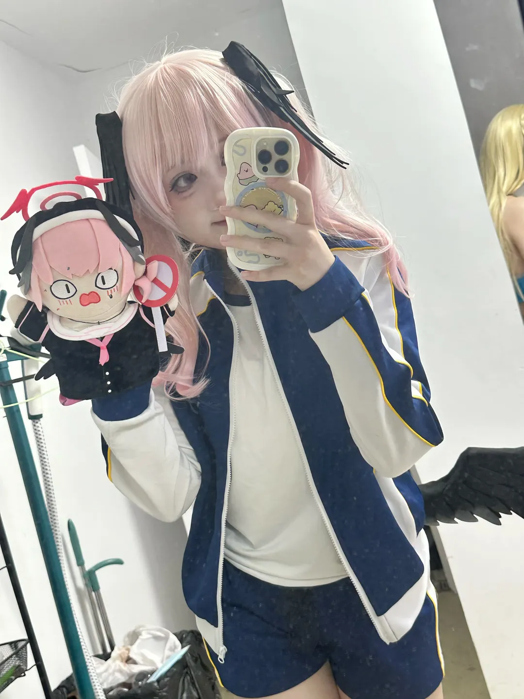 蔚蓝档案, 下江小春cos, 体操服cos, 二次元自拍, 运动风日常 - 第2张