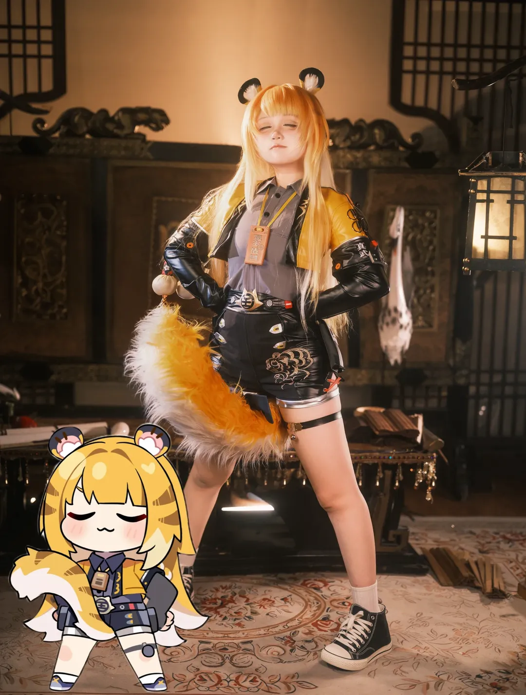 Zenless Zone Zero, Ju Fufu cosplay, Vector Ruins, Coser daily life, Kemonomimi cosplay - Image 1