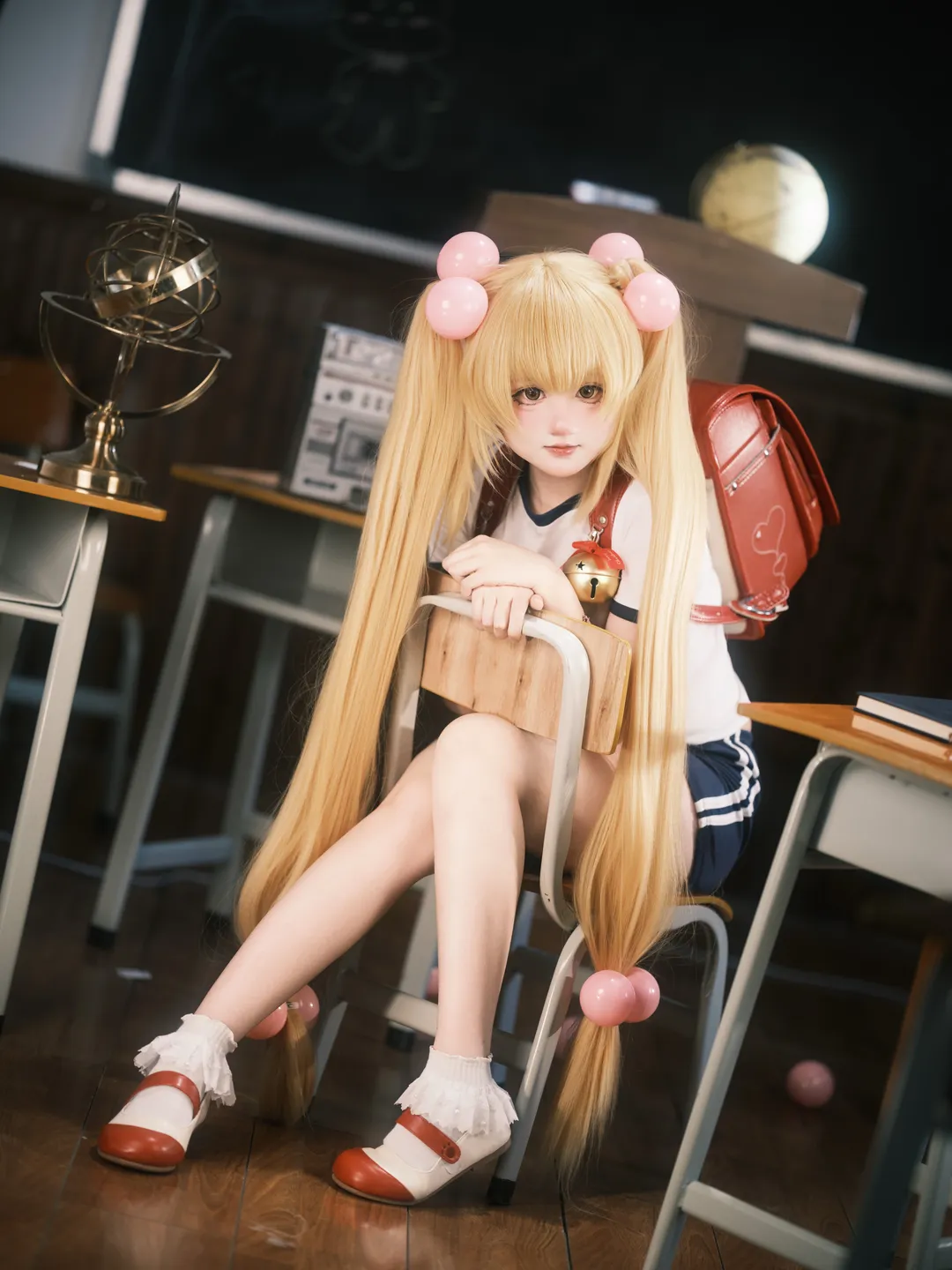 cosplay, 双马尾, 九重凛cos, 萝莉的时间, 校服少女