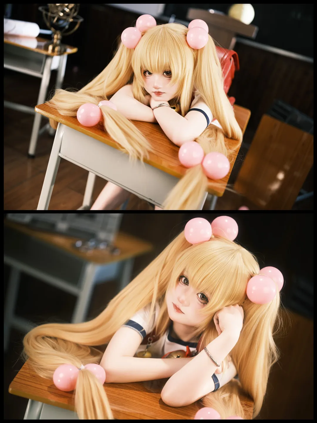 cosplay, 双马尾, 九重凛cos, 萝莉的时间, 校服少女 - 第3张