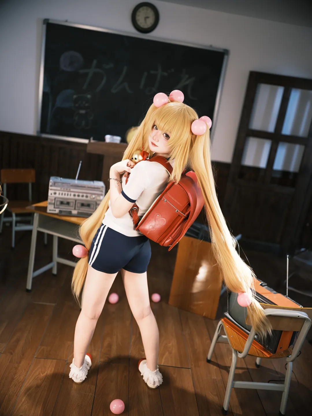 cosplay, 双马尾, 九重凛cos, 萝莉的时间, 校服少女 - 第4张