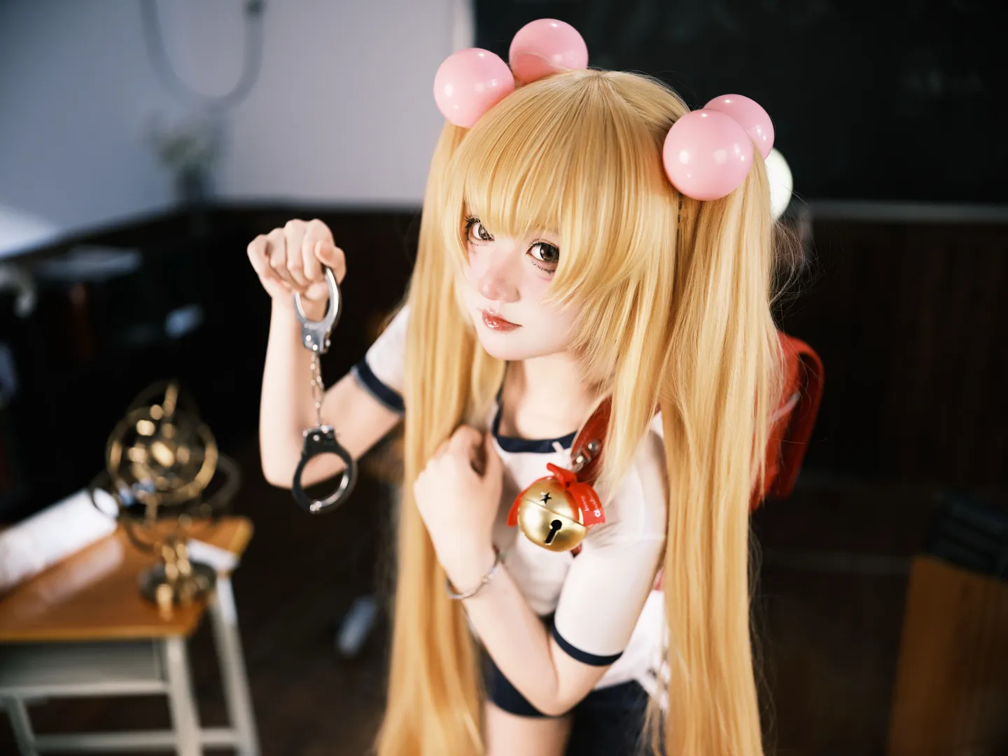cosplay, 双马尾, 九重凛cos, 萝莉的时间, 校服少女 - 第5张