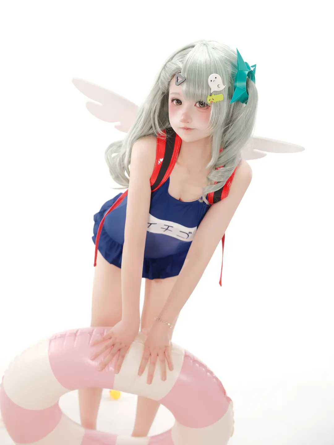 绝区零, 千夏蕾咪cos, cosplay摄影, 泳装少女, 水枪道具 - 第2张