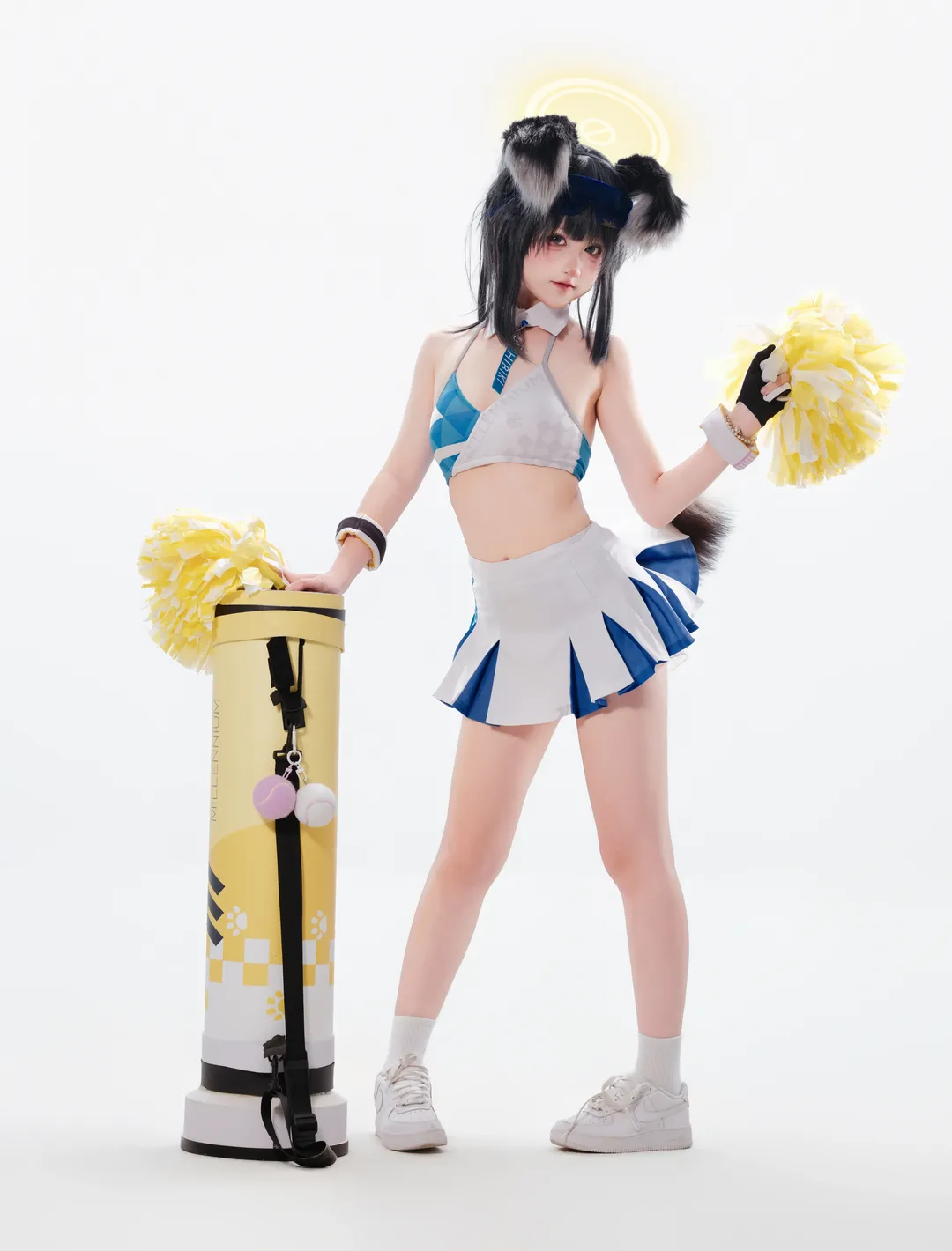 Cosplay, 蔚蓝档案, 猫冢响cos, 啦啦队cos, 大狗勾