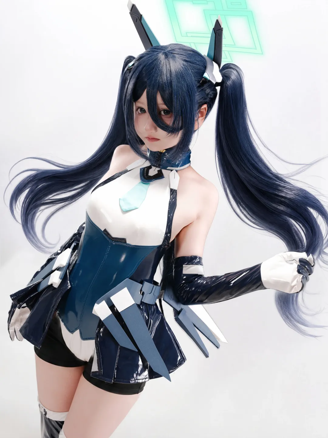 蔚蓝档案, 二次元cosplay, 天童爱丽丝cos, 棚拍写真, 临战爱丽丝 - 第2张