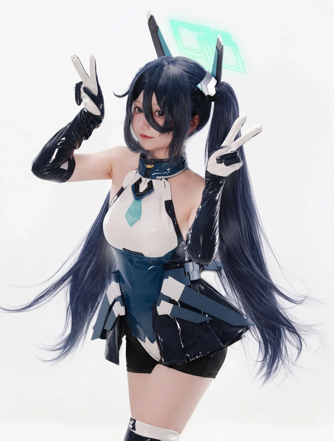 蔚蓝档案, 二次元cosplay, 天童爱丽丝cos, 棚拍写真, 临战爱丽丝 - 第4张
