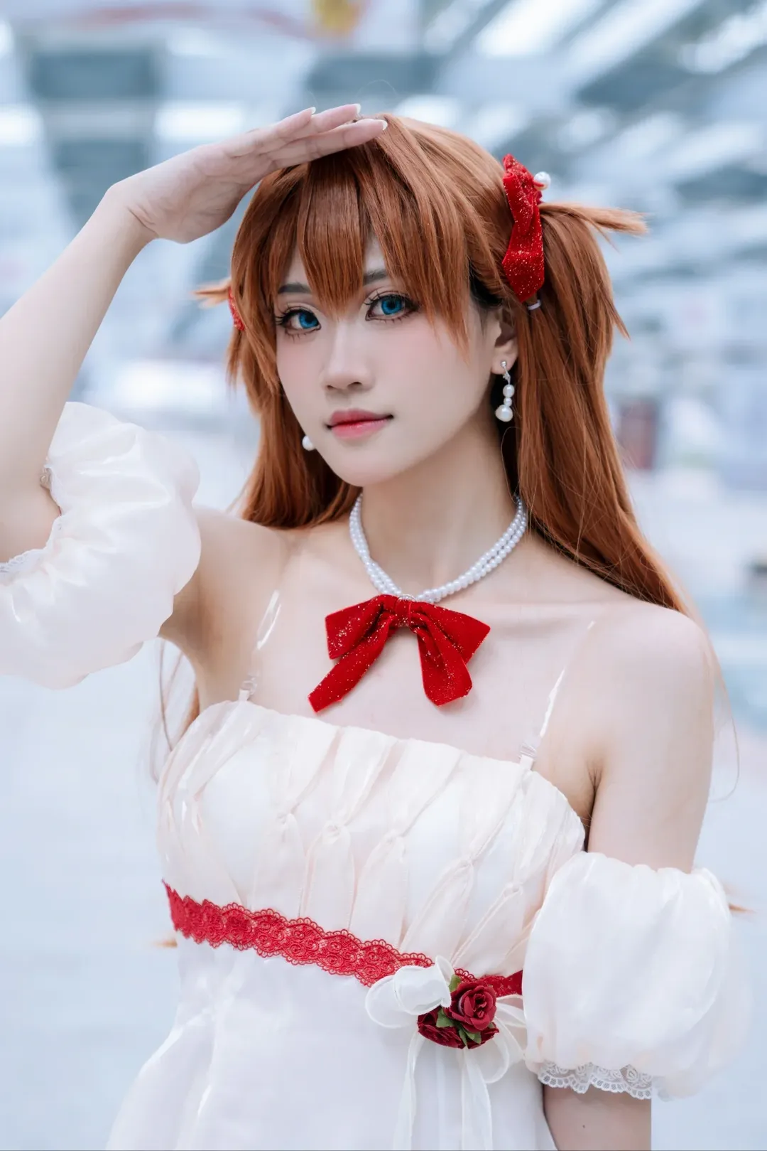 漫展返图, 明日香cos, 新世纪福音战士, cosplay摄影, 花之语 - 第3张